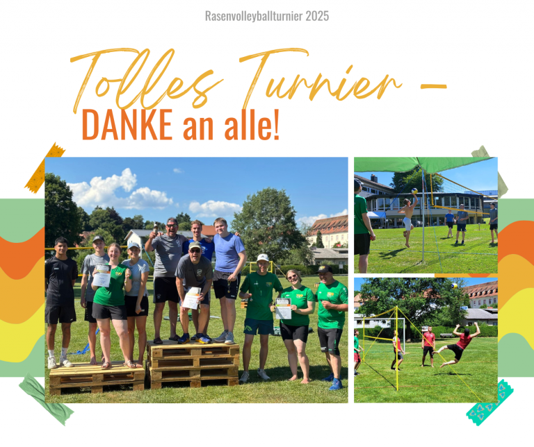 Mehr über den Artikel erfahren Gaudi-Rasenvolleyballturnier des TSV Wald 2025