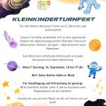 Einladung zum Kleinkinderturnfest!