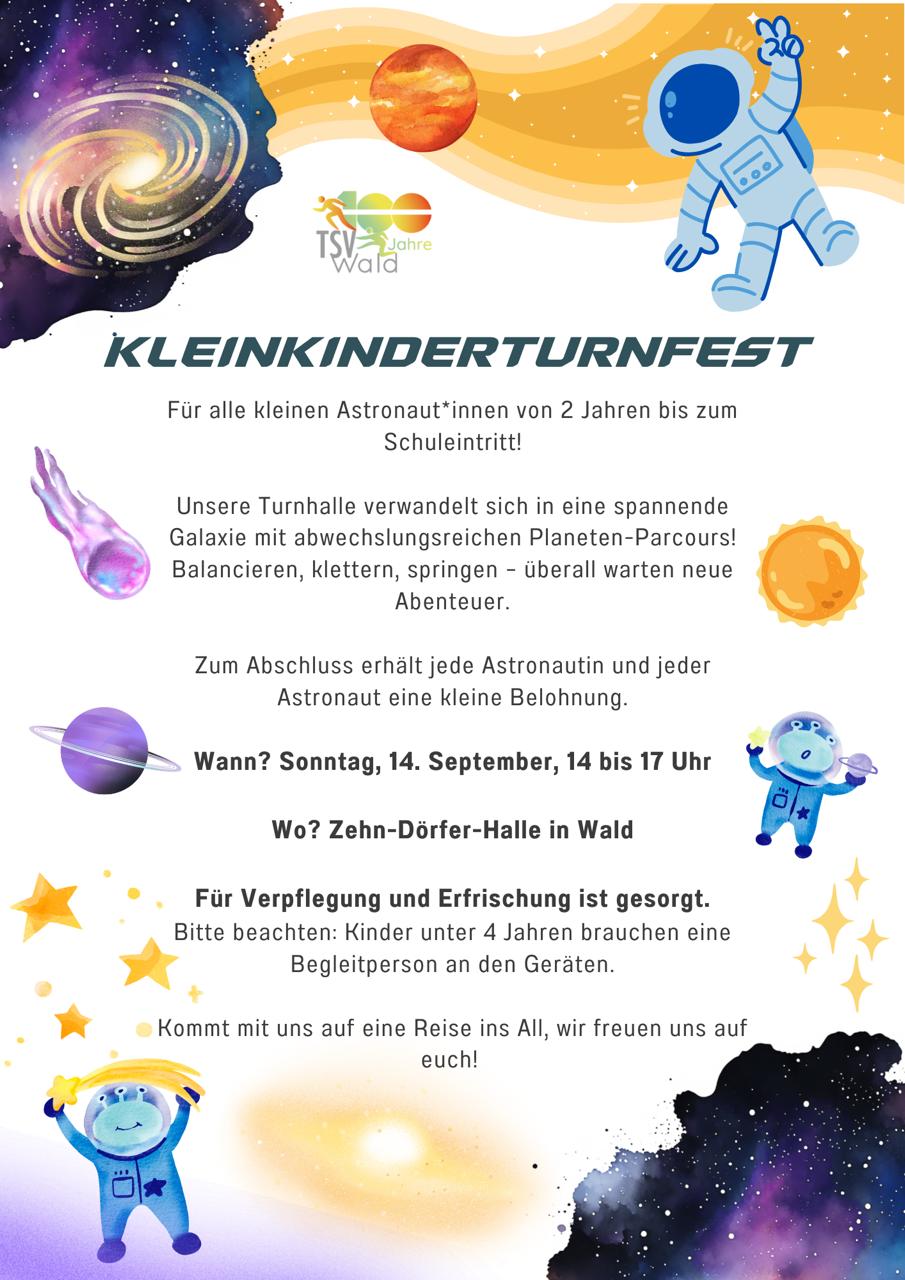 Du betrachtest gerade Einladung zum Kleinkinderturnfest!