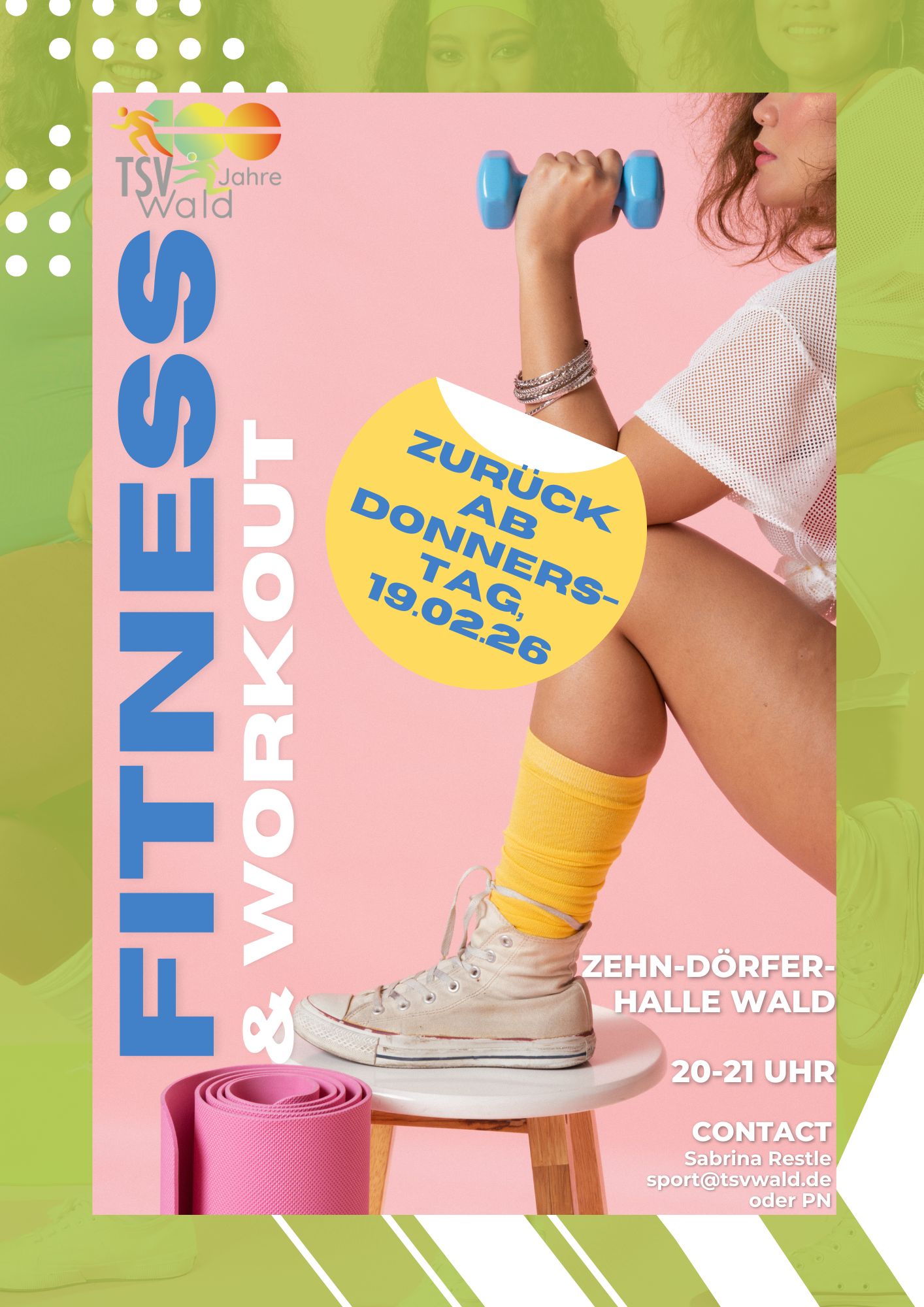 Du betrachtest gerade Fitness & Workout is back! Ab 19.02. geht’s wieder los!