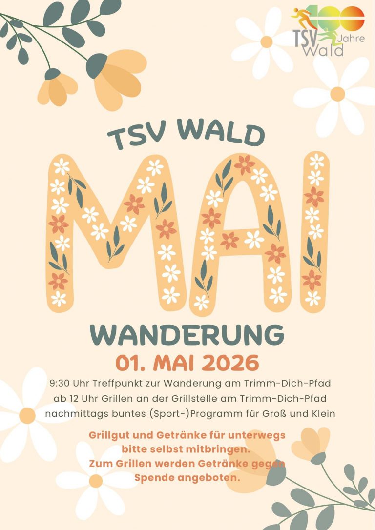 Mehr über den Artikel erfahren Einladung zur Wanderung am 1. Mai
